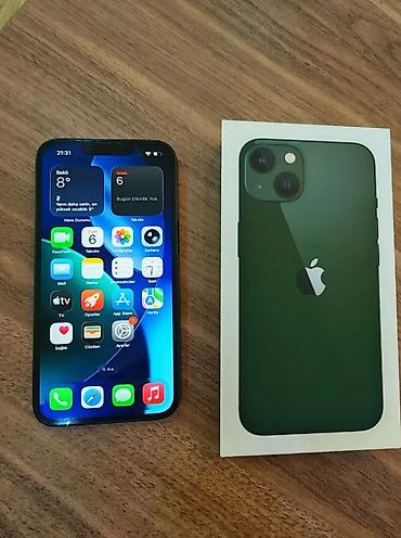 Apple iPhone: IPhone 13, 128 GB, Yaşıl, Face ID — 8