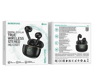 galaxy bads: Беспроводные наушники BOROFONE BW30 TWS с цифровым дисплеем - — 4