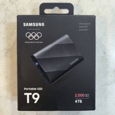 жесткий диск 250 гб: Маалымат алып жүрүүчү, Жаңы, Samsung, SSD, 4 ТБ, 1.8"