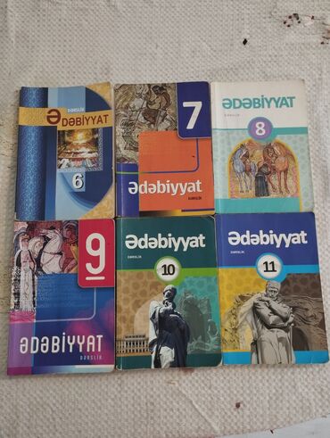 ədəbiyyat kitab: Ədəbiyyat dərsliklər(6-11)