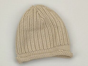 czapka turban na drutach: Czapka, stan - Dobry