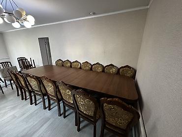 банкетный стол: Продам хороший добротный большой обеденный/банкетный комплект: длинный — 2