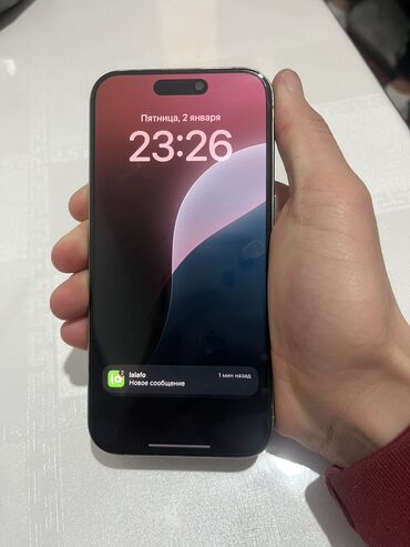 Apple iPhone: IPhone 15 Pro, Б/у, 256 ГБ, Серебристый, Чехол, 88 % — 4