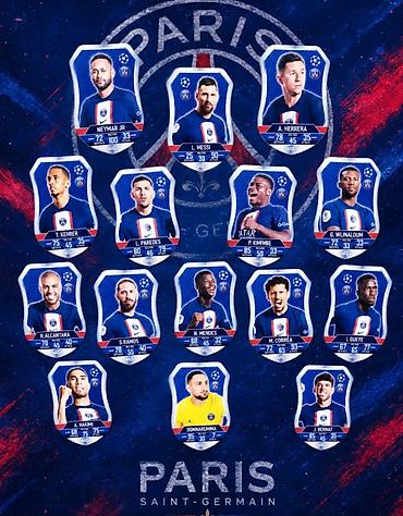 qedimi pullar: PSG futbol kartları kolleksiyası — 1