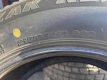 Шины: Шины 215 / 65 / R 16, Зима, Б/у, Комплект, Легковые, Япония, Bridgestone — 7