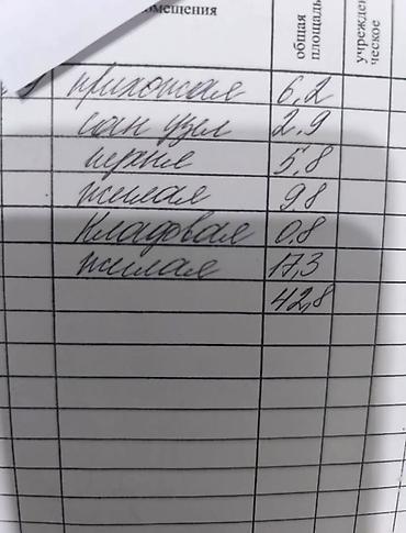 Продажа квартир: 2 комнаты, 42 м², Кок-Жар мкр 104 серия, 3 этаж, Косметический ремонт — 3