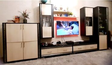 белый письменный стол: Б/у, Прямой ТВ стенд, С полками, Стеклянный, Турция