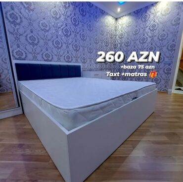 Çarpayılar: Yeni, İkinəfərlik çarpayı, Bazasız, Matras ilə, Siyirməsiz, Azərbaycan — 28