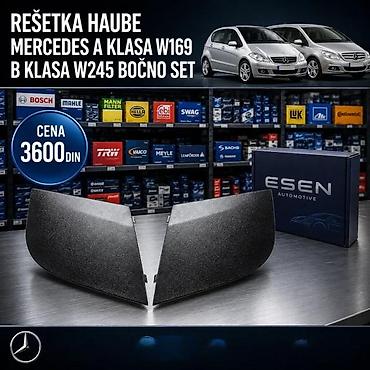 Maske hladnjaka: REŠETKA HAUBE MERCEDES A KLASA W169 B KLASA W245 CENTRALNA | Rešetka — 3