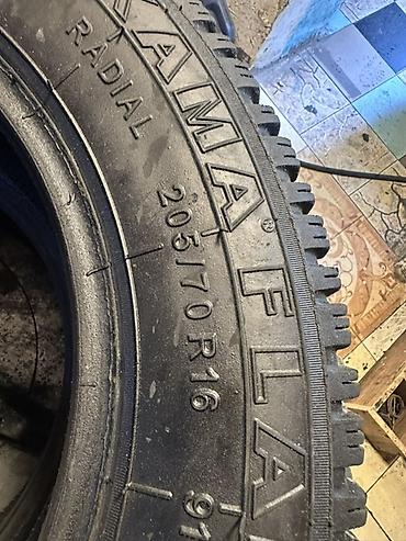 teker 205: Kama FLAME şinləri – 205/70 R16 - Tip: Radial, tubeless - Gücləndirmə — 4