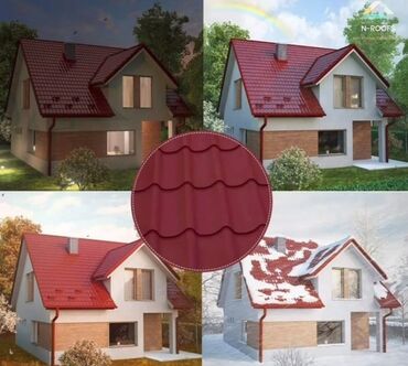 Profnastil: Profil təbəqə (metallik dam və hasar paneli) - Material: rəngli — 6