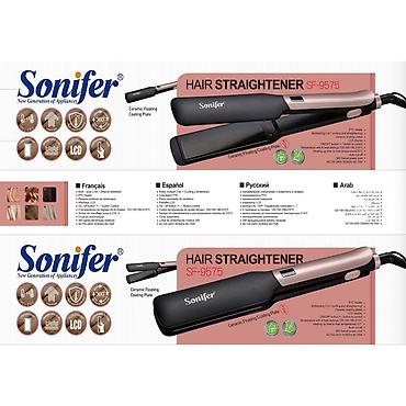 sonifer utu: Məhsul №: 13566 Məhsulun adı: Saç üçün düzləşdirici Sonifer SF-9575 — 1