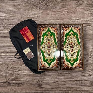 nərd taxta satışı: №: 13966 Məhsulun adı: Nərd dəsti Aznərd, dikt və qoz ağacı, 61x30 sm — 1
