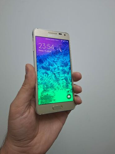 Samsung: Samsung Galaxy Alpha, 32 GB, rəng - Qızılı, Barmaq izi — 4