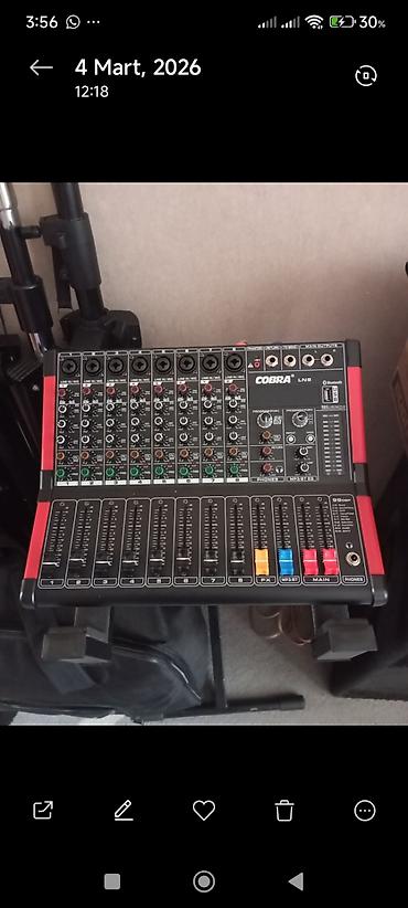Musiqi alətləri: Kimdə Dynacord Pult 10 Kanal 1-ci Versiya Varsa Barter Edirəm,Üstündə — 1