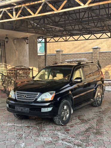 Lexus: Lexus GX470 2007 год конец Газ-Бензин Черный на бежевой коже Цена