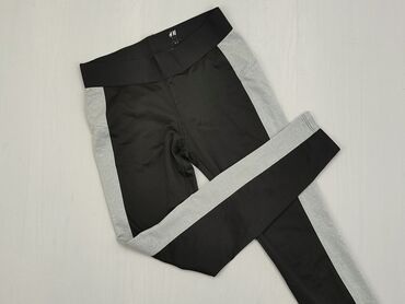 Spodnie: Spodnie M (EU 38), stan - Dobry, wzór - Jednolity kolor, kolor - Czarny