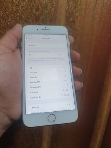 barter iphone: IPhone 8 Plus, 64 ГБ, Золотой, Отпечаток пальца