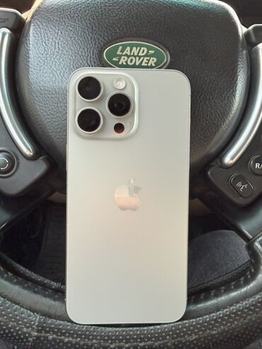 телефон айфон 13 мини: IPhone 15 Pro Max, Жаңы, 256 ГБ, White Titanium, Заряддоочу түзүлүш, Коргоочу айнек, Каптама, 90 %