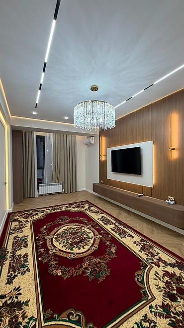 turan: 2 комнаты, 77 м², Асанбай мкр Элитка, 5 этаж, Дизайнерский ремонт — 6