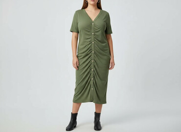 zara sukienka z prążkowanej dzianiny: Shein, Сукня жіноча, розмір 3XL