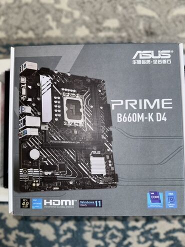 материнская плата ддр3: Энелик плата, Жаңы, Asus, LGA1700, Micro-ATX, ПК үчүн