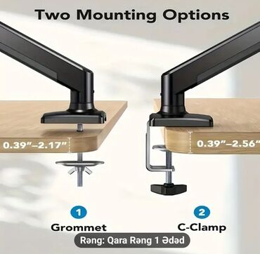 Digər kassa avadanlığı: ORİGİNAL NB F 160 MODEL.Qoşalı monitorlar üçün stolüstü tutacaq — 3