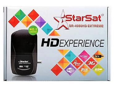 atv plus kartı: Yeni sıfır paket StarSat SR-4080HD Extreme peyk qəbuledicisi - HD — 1