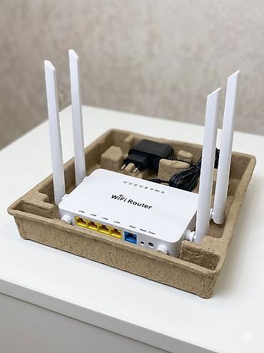 Модемы и сетевое оборудование: Wi‑Fi роутер : 4 внешние антены Отлично подходит для организации — 1