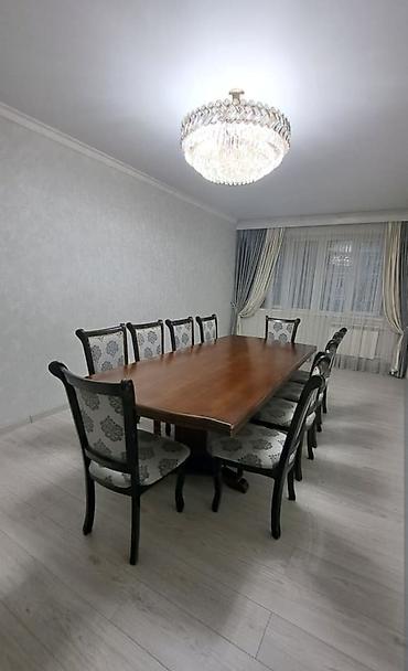 dinner table: Обеденный комплект: большой стол + 10 стульев - Стол прямоугольный — 2