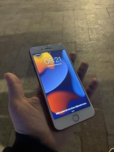 iphone sx: IPhone 8 Plus, 128 GB, Qırmızı, Qırıq — 3