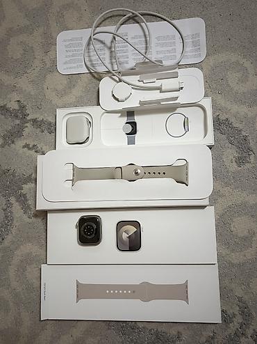 Apple Watch: Apple Watch 9 41 mm silver Полный комплект : Зарядка коробка — 8