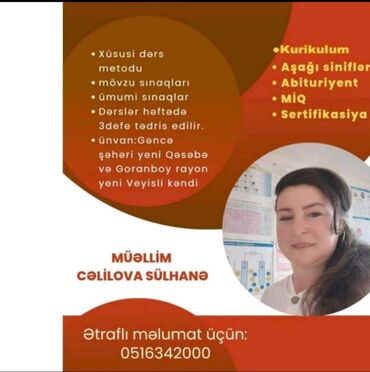 riyaziyyat müəllimi: Kurikulum dərsləri həm online, həm də əyani qaydada keçirilir. 20