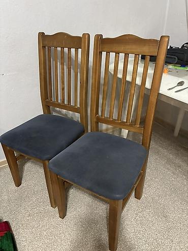 Отургучтар, табуреттер: Кара жыгачтан отургучтар сатылат. Абалы аябай жакшы. Классикалык — 4