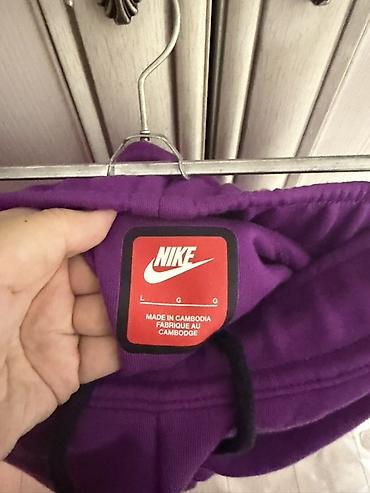 штаны джогеры: Мужские брюки, L, Nike, Новый, цвет - Фиолетовый, Самовывоз, Платная доставка — 3