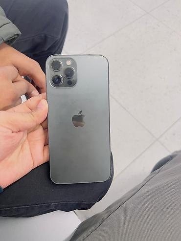 Apple iPhone: IPhone 12 Pro Max, Б/у, 128 ГБ, Black Titanium, Чехол, 82 % — 5