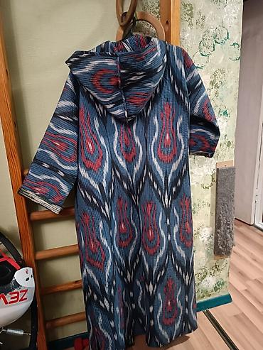 Пальто: Пальто, Осень-весна, Длинная модель, С капюшоном, 2XL — 2