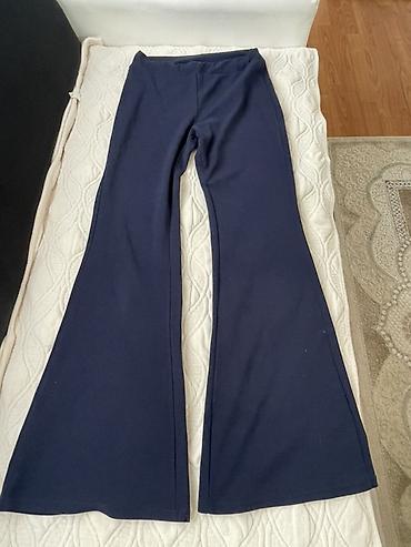 osiris patike: Tamnonavy široke pantalone sa zvonom - Model: pantalone sa naglašenim — 1