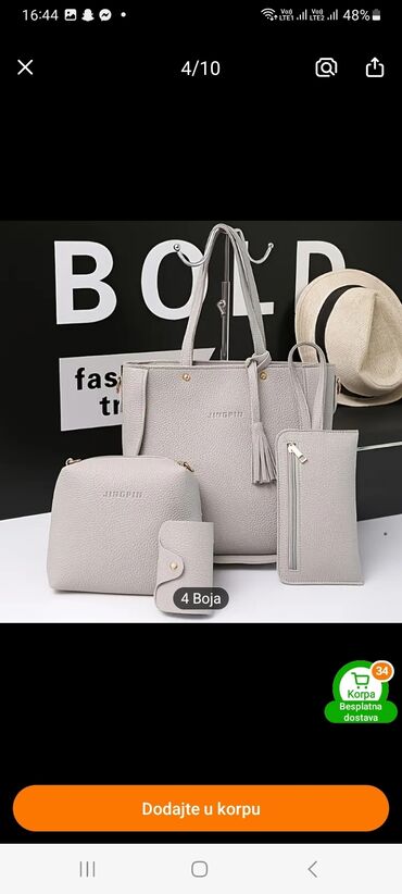 Torbe: Elegantan ženski set torbi, idealan za različite prilike. Set — 6