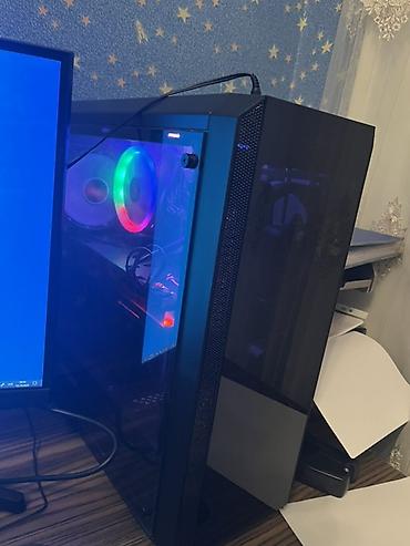 pubg lite hile indir: Oyun və iş üçün masaüstü kompüter komplekti - Sistem bloku: şüşə yan — 1