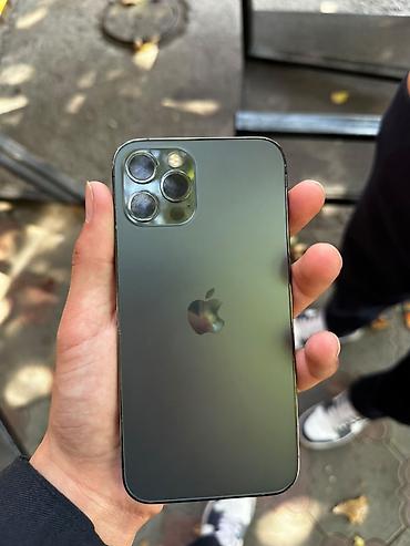 телефон айфон 12 про: IPhone 12 Pro, Б/у, 256 ГБ, Black Titanium, 100 % — 1