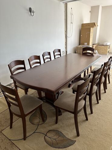 столы и стулья для дома: Кухонный Стол, цвет - Коричневый, Б/у