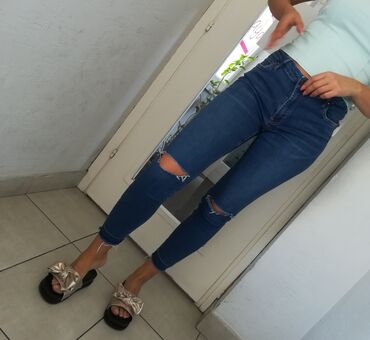 farmerice za trudnice: Jeans, Regular rise, Ripped