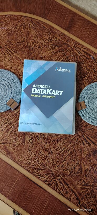 Modemlər və şəbəkə avadanlıqları: Data kart mobil internet komplektdi yenidi islekdi