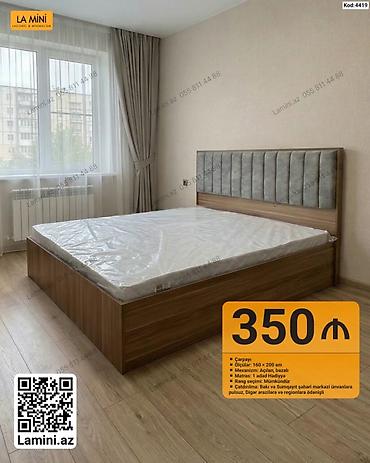 Ev və bağ: Məhsul: Çarpayı Xüsusiyyətlər: - Ölçü: 160 × 200 sm - Mexanizm — 1