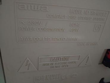 ps disk: Aiwa XR-M12EZ kompakt disk stereo sistem ancaq radio+Aux işləyir — 4