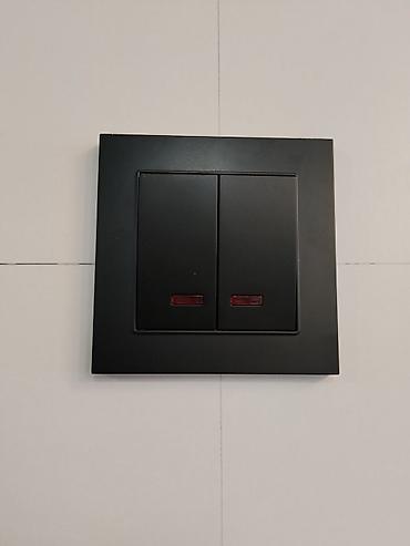 argb controller: Двухклавишный настенный выключатель света с подсветкой. - — 1