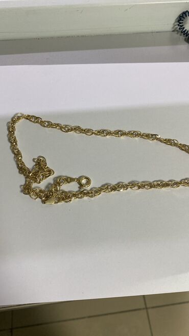 золотые украшения в бишкеке: Золотая цепочка 585 пробы, из желтого золота, вес 8.25 грамм, изделие