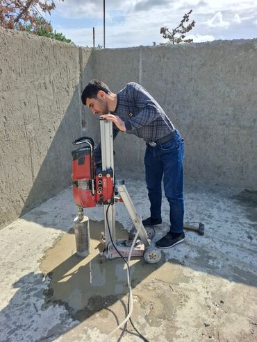 Digər tikinti xidmətləri: Beton kəsmə və deşmə xidməti profsional- Beton kesimi beton kesen