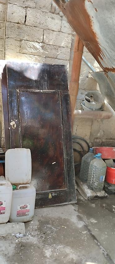 taxta doseme: Taxta giriş/otaq qapısı - Material: tam taxta (masiv), tünd qəhvəyi — 2